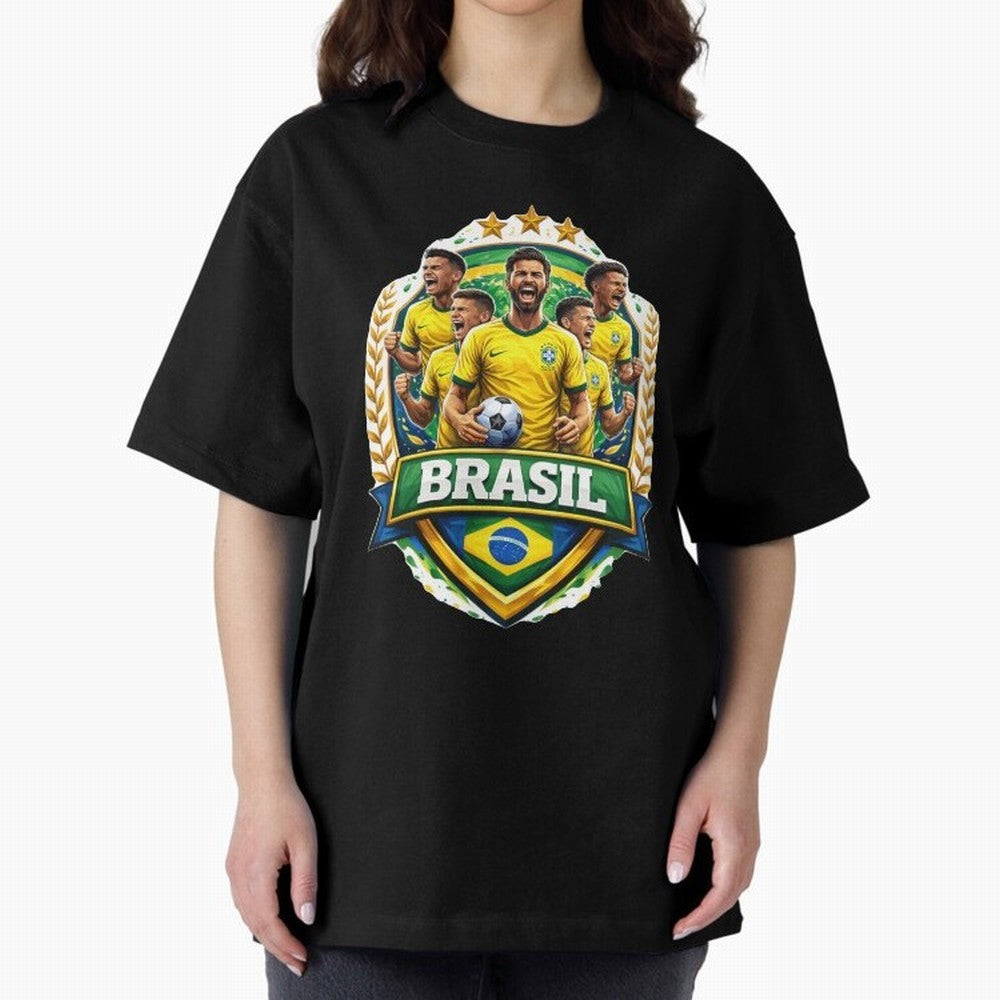 Brazil Football National Team Pride- Brazil Soccer Graphics Classic T-Shirt Make Every Kick Count in FIFA World Cup 2026 Spirit, Built around England, France and Netherlands, CR7, Soccer Culture, Superstar Moments, National Team Dreams and