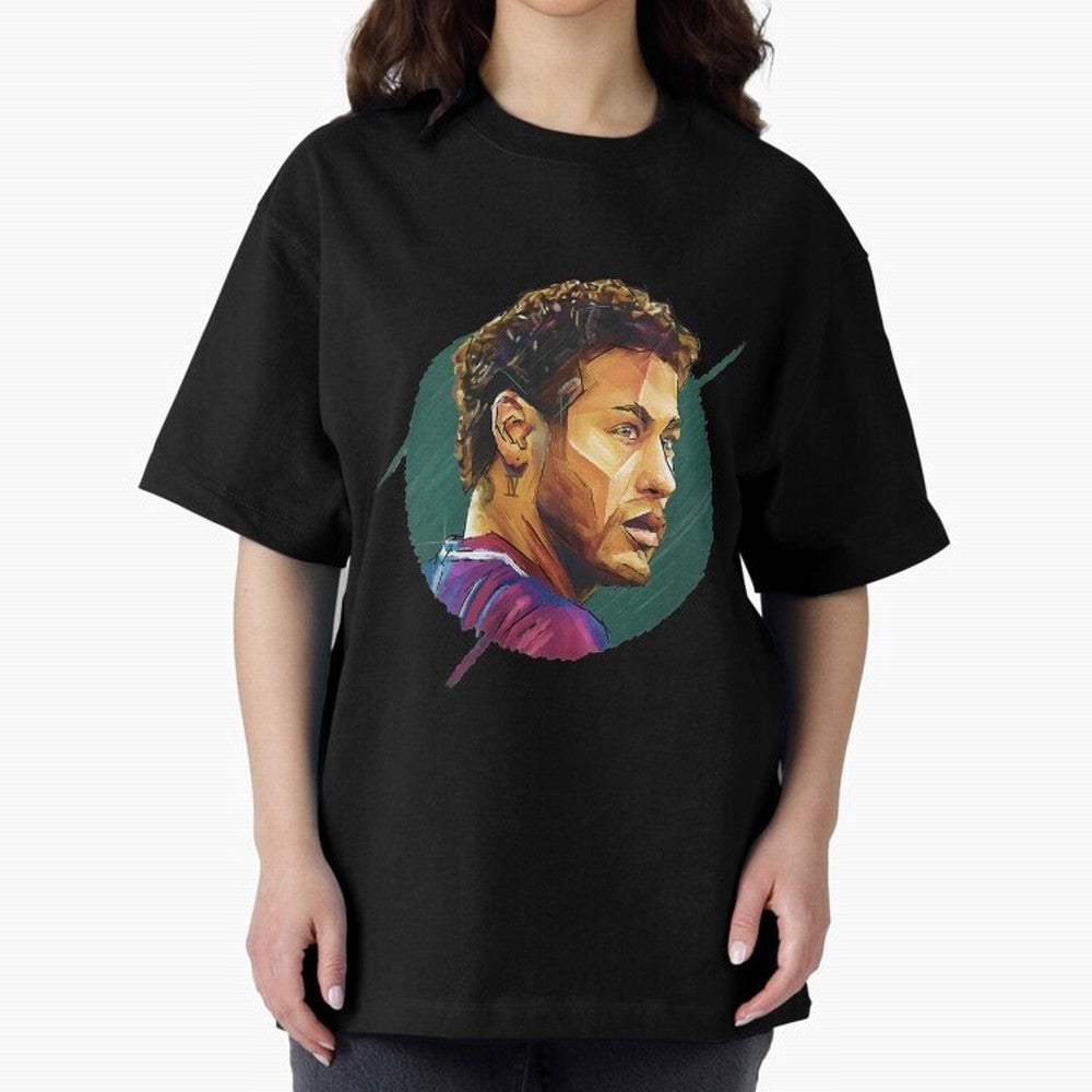 Geometric Neymar Classic T-Shirt Bring World Football Passion into Match Day Hype around FIFA World Cup 2026 USA Canada Mexico, CR7, Portugal, Worldwide Fan Energy, Dramatic Goals, Stadium Lights and Championship Celebrations; Made for Collectors