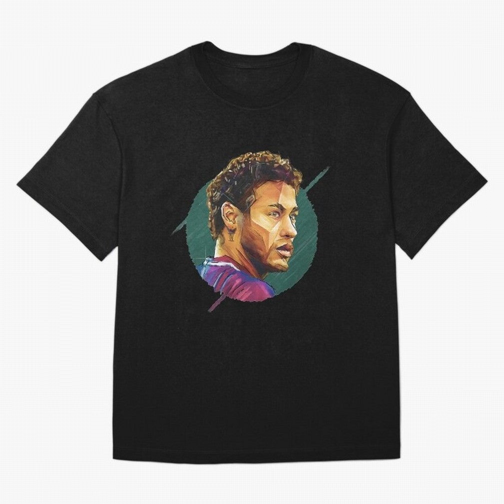Geometric Neymar Classic T-Shirt Bring World Football Passion into Match Day Hype around FIFA World Cup 2026 USA Canada Mexico, CR7, Portugal, Worldwide Fan Energy, Dramatic Goals, Stadium Lights and Championship Celebrations; Made for Collectors
