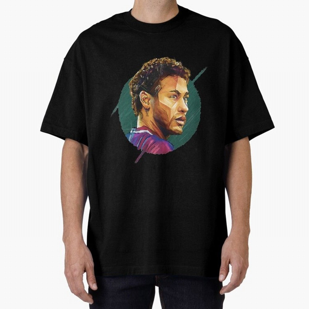 Geometric Neymar Classic T-Shirt Bring World Football Passion into Match Day Hype around FIFA World Cup 2026 USA Canada Mexico, CR7, Portugal, Worldwide Fan Energy, Dramatic Goals, Stadium Lights and Championship Celebrations; Made for Collectors