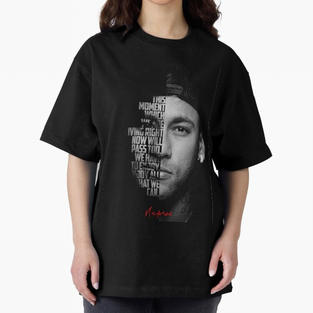 Black and white Neymar Jr quote. Classic T-Shirt Carry the Dream of the FIFA World Cup 2026 USA Canada Mexico Journey through Cristiano Ronaldo Highlights, Spain Pride, Stadium Chants, National Pride, Trophy Dreams and Unforgettable Football