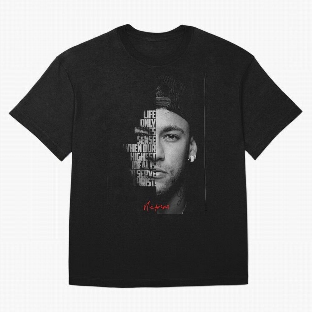 Black and white Neymar Jr quote. Classic T-Shirt Join Supporters Worldwide for the FIFA World Cup 2026 Journey through Haaland and Mbappe Highlights, Brazil, Portugal and Argentina Pride, Football Festival Excitement, Trophy Ambitions, Country