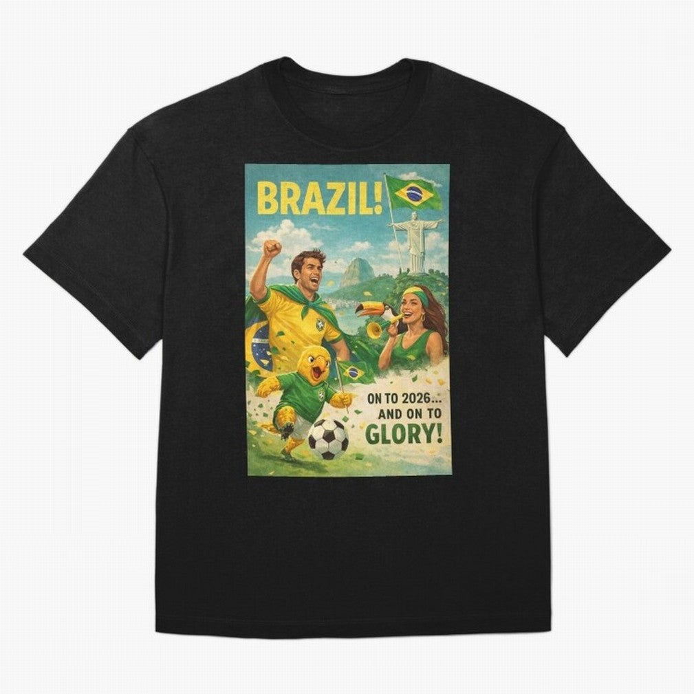 Brazil Rio de Janeiro Christ the Redeemer Sugarloaf Mountain FIFA World Cup 2026 Football Celebration Classic T-Shirt Join Supporters Worldwide for FIFA World Cup 2026 Celebrating Messi, Netherlands Energy, Football History, Final Match Energy,