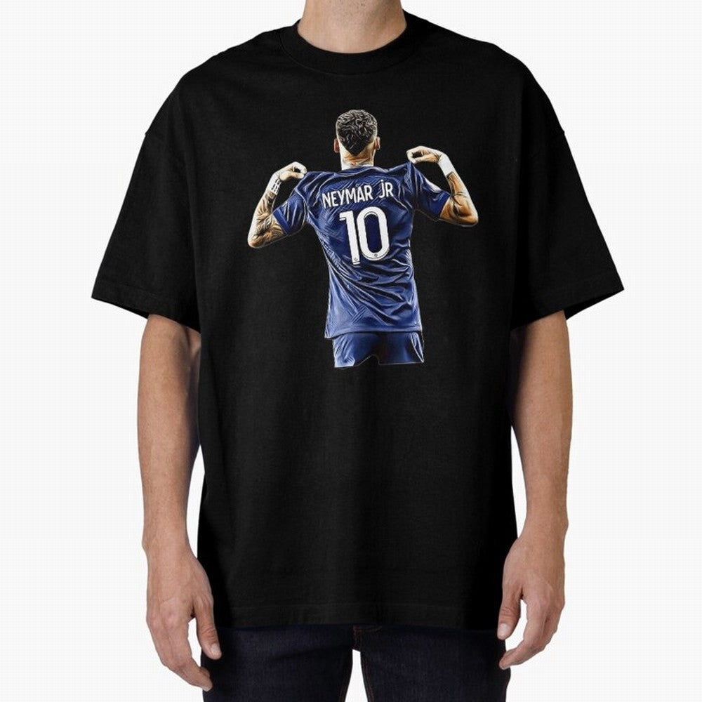 Neymar Jersey Number Classic T-Shirt Celebrate the Road through Global Football Passion for FIFA World Cup 2026 Group Stage, Inspired by Messi and Cristiano Ronaldo, Brazil, Portugal and Argentina, Vintage Soccer Flavor, Modern Football Stars,