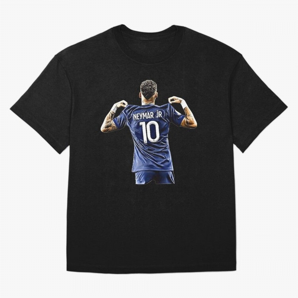 Neymar Jersey Number Classic T-Shirt Celebrate the Road through Global Football Passion for FIFA World Cup 2026 Group Stage, Inspired by Messi and Cristiano Ronaldo, Brazil, Portugal and Argentina, Vintage Soccer Flavor, Modern Football Stars,
