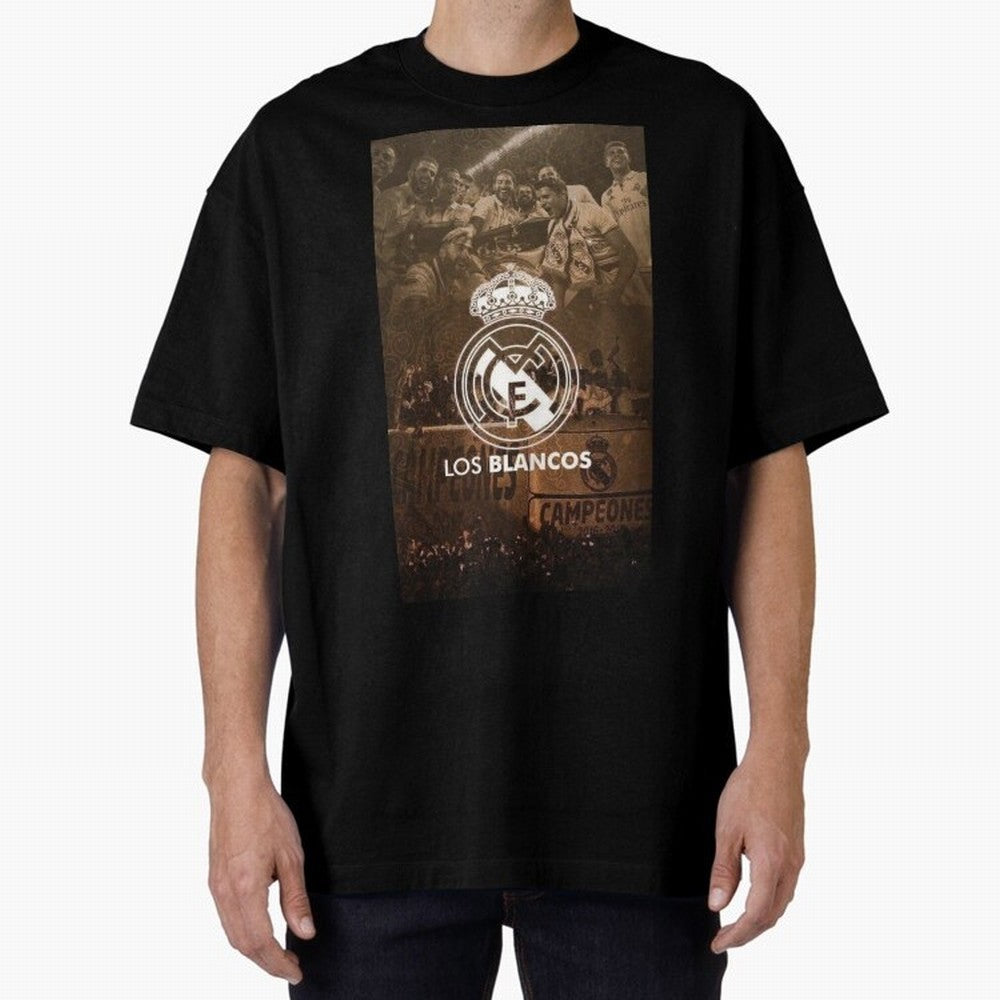 King Madrid Oversized T-Shirt Represent Football Lovers during FIFA World Cup 2026 Group Stage Spirit, Capturing France, Mbappe, Soccer Culture, Superstar Moments, National Team Dreams and Competitive Fire; Great for Supporters Who Love Legendary