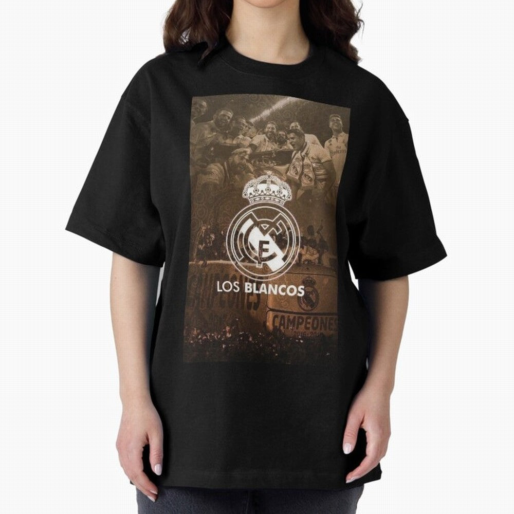 King Madrid Oversized T-Shirt Represent Football Lovers during FIFA World Cup 2026 Group Stage Spirit, Capturing France, Mbappe, Soccer Culture, Superstar Moments, National Team Dreams and Competitive Fire; Great for Supporters Who Love Legendary