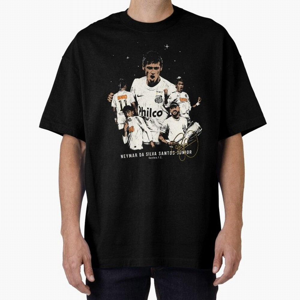Neymar Illustration Classic T-Shirt Celebrate the Stars of FIFA World Cup 2026 Celebrating Messi, Spain Energy, Supporter Pride, Iconic Celebrations, Legendary Names and Global Match Day Energy; Made for Collectors Who Enjoy Iconic Players, Country