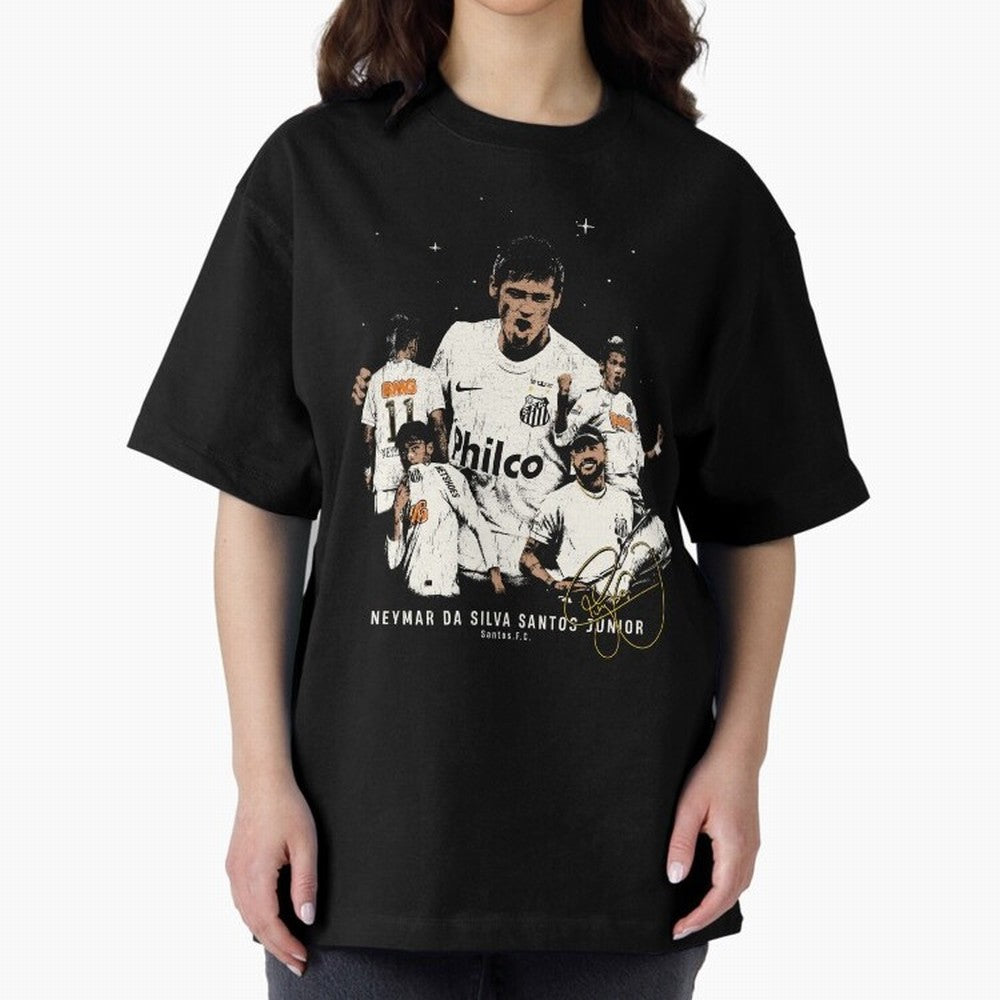Neymar Illustration Classic T-Shirt Celebrate the Stars of FIFA World Cup 2026 Celebrating Messi, Spain Energy, Supporter Pride, Iconic Celebrations, Legendary Names and Global Match Day Energy; Made for Collectors Who Enjoy Iconic Players, Country