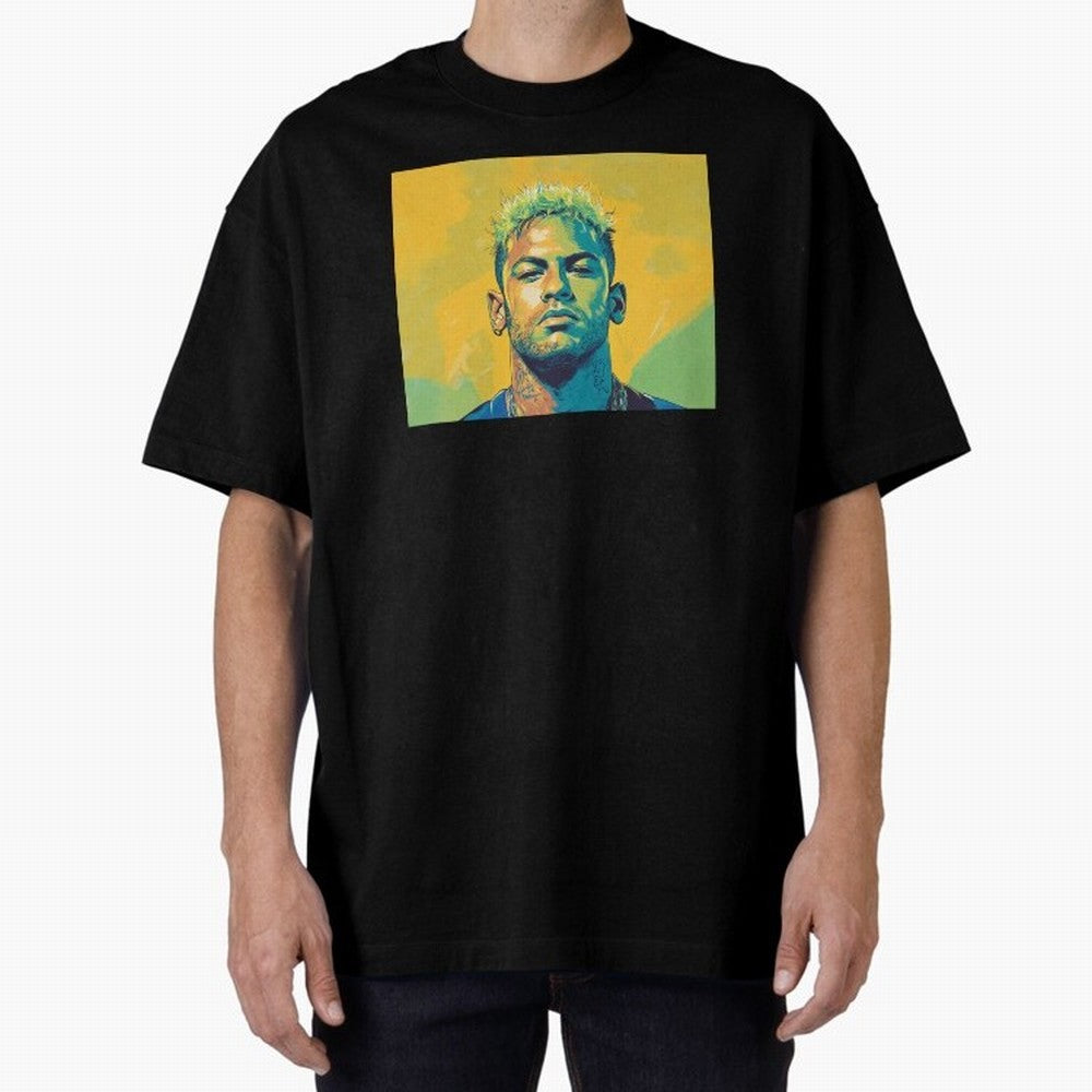 Neymar Brazil Captain Classic T-Shirt Celebrate the Stars of Global Football Passion for FIFA World Cup 2026, Connected to Haaland, Argentina, France and Brazil, Football Festival Excitement, Trophy Ambitions, Country Rivalries and Star Player