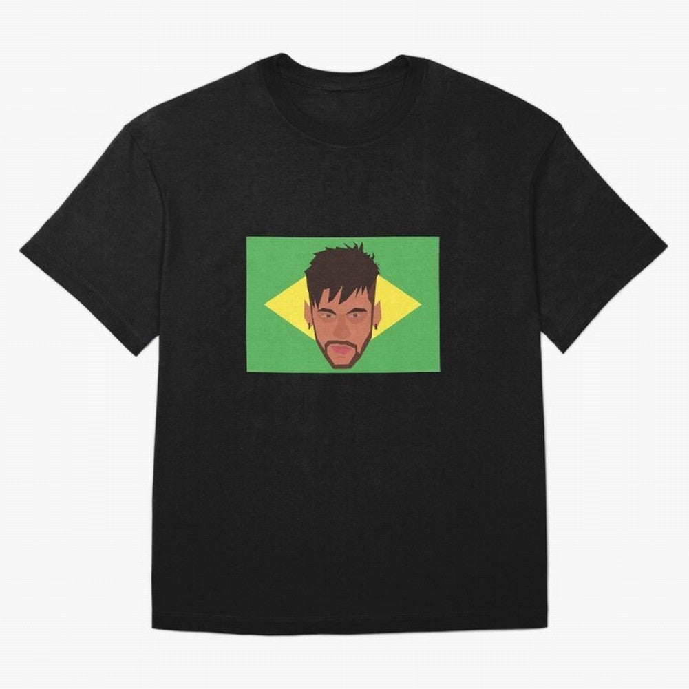 Neymar Jr - Brazil World Cup Classic T-Shirt Follow the Final Road of FIFA World Cup 2026 with CR7, Argentina, France and Brazil Energy, Classic Soccer Heritage, Championship Pressure, Fan Loyalty and International Pride; Great for Watch Parties,