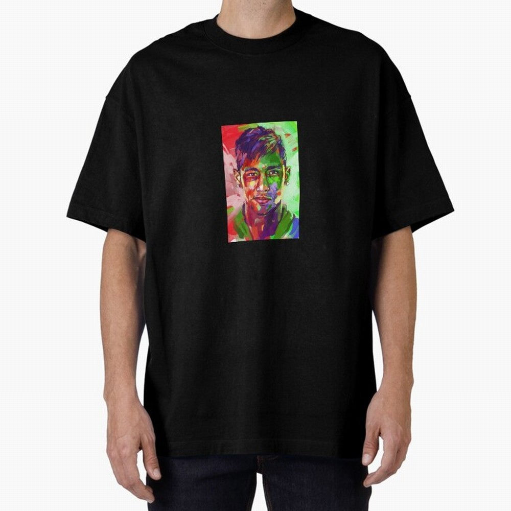 Neymar JR Oversized T-Shirt Represent the Passion of FIFA World Cup 2026 Group Stage Featuring Mbappe and Neymar, Portugal Energy, Retro Football Energy, Iconic Rivalries, Trophy Chase Drama and Stadium Atmosphere; Made for Collectors Who Enjoy