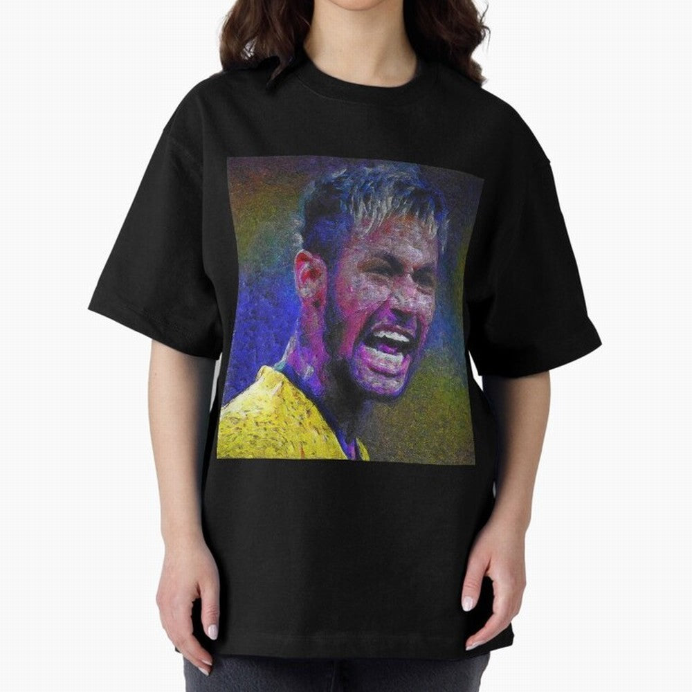 Neymar Poster Panting Art Brazilian Soccer Player Classic T-Shirt Celebrate the Road through the FIFA World Cup 2026 Group Stage Journey through CR7 and Messi Highlights, Argentina Pride, Champion Mindset, Group Stage Buzz, Knockout Tension and