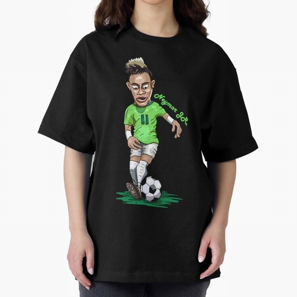 Neymar Junior - Design #n14 Classic T-Shirt Stand Proud for FIFA World Cup 2026 Group Stage Connected to Messi and Cristiano Ronaldo, France and Portugal Energy, Vintage Soccer Flavor, Modern Football Stars, National Flags and Final Night Emotion;