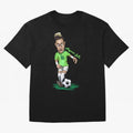 Neymar Junior - Design #n14 Classic T-Shirt Stand Proud for FIFA World Cup 2026 Group Stage Connected to Messi and Cristiano Ronaldo, France and Portugal Energy, Vintage Soccer Flavor, Modern Football Stars, National Flags and Final Night Emotion;