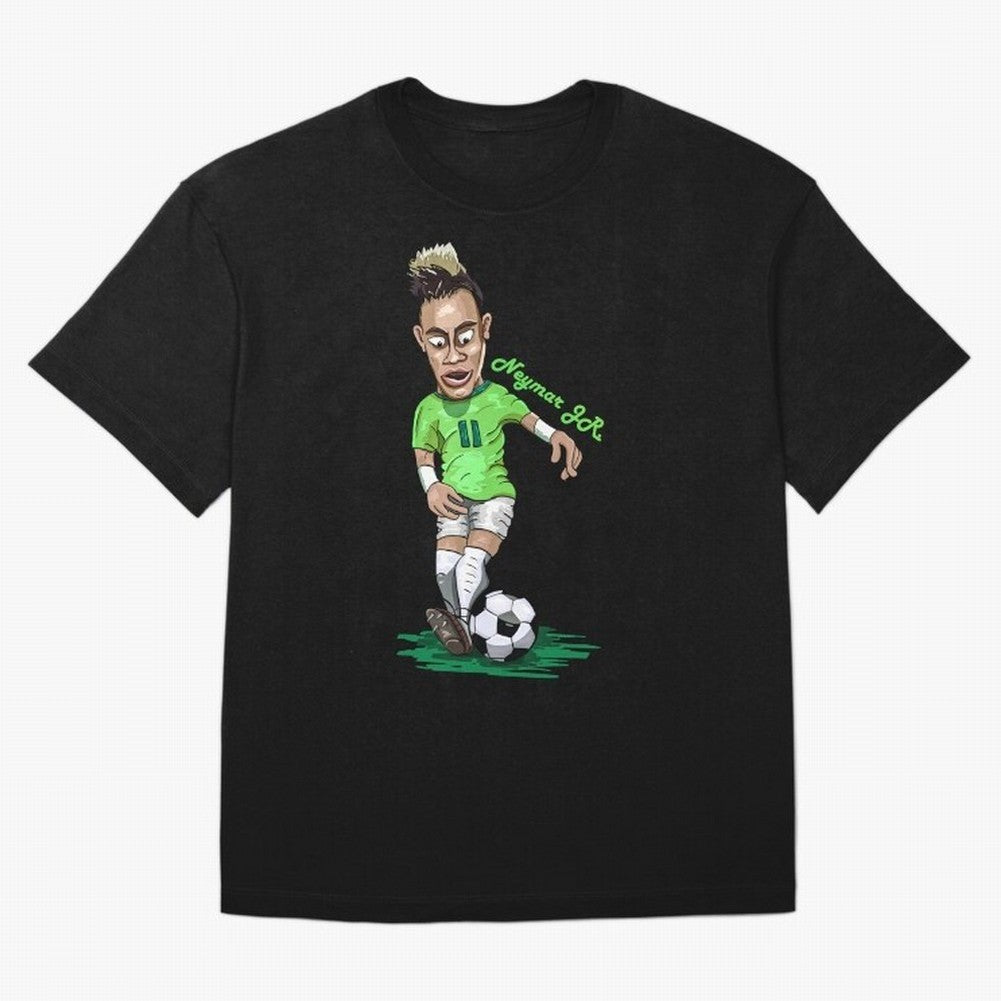 Neymar Junior - Design #n14 Classic T-Shirt Stand Proud for FIFA World Cup 2026 Group Stage Connected to Messi and Cristiano Ronaldo, France and Portugal Energy, Vintage Soccer Flavor, Modern Football Stars, National Flags and Final Night Emotion;