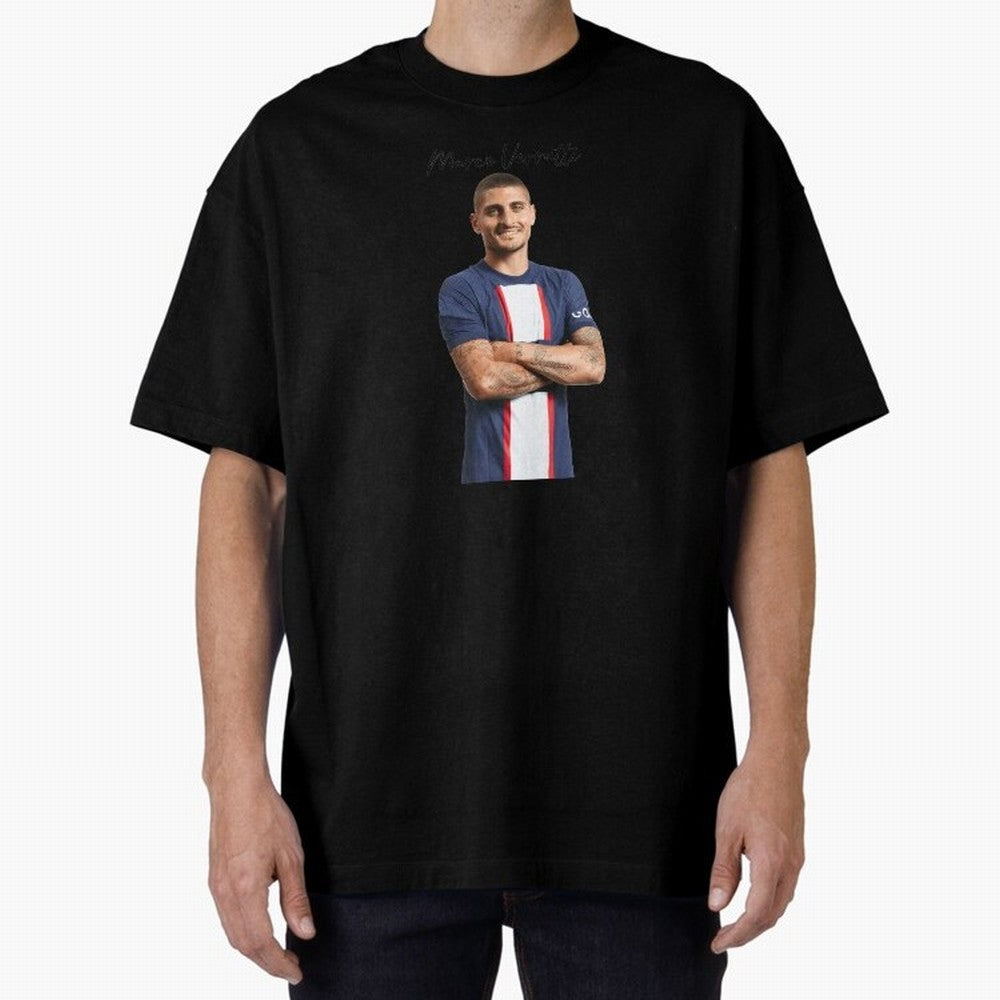 Marco Verratti Classic T-Shirt Join Global Football Passion for FIFA World Cup 2026 Group Stage, Driven by Haaland and Mbappe, Argentina, France and Brazil, Tournament Hype, Historic Matchups, Family Viewing Parties and Global Sports Pride; Ideal