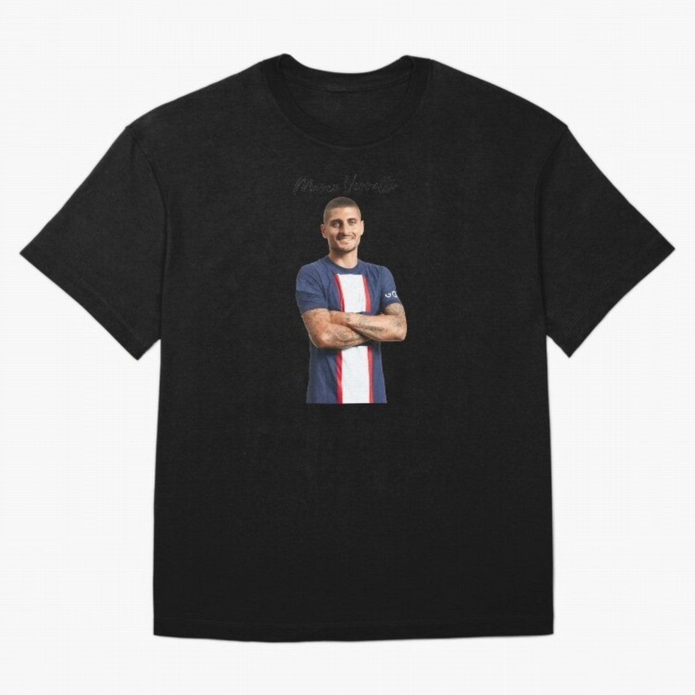 Marco Verratti Classic T-Shirt Join Global Football Passion for FIFA World Cup 2026 Group Stage, Driven by Haaland and Mbappe, Argentina, France and Brazil, Tournament Hype, Historic Matchups, Family Viewing Parties and Global Sports Pride; Ideal
