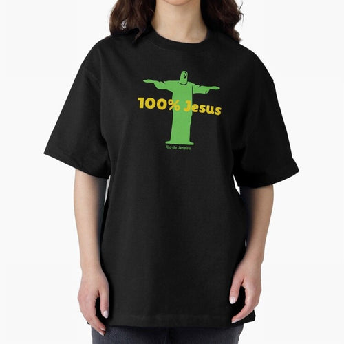 100% Jesus Christ the Redeemer Christian Brazilian Classic T-Shirt Honor the Football Icons of Match Day Hype around FIFA World Cup 2026 USA Canada Mexico, Messi, England, Football Passion, Legendary Performances, Festival Vibes and Supporter