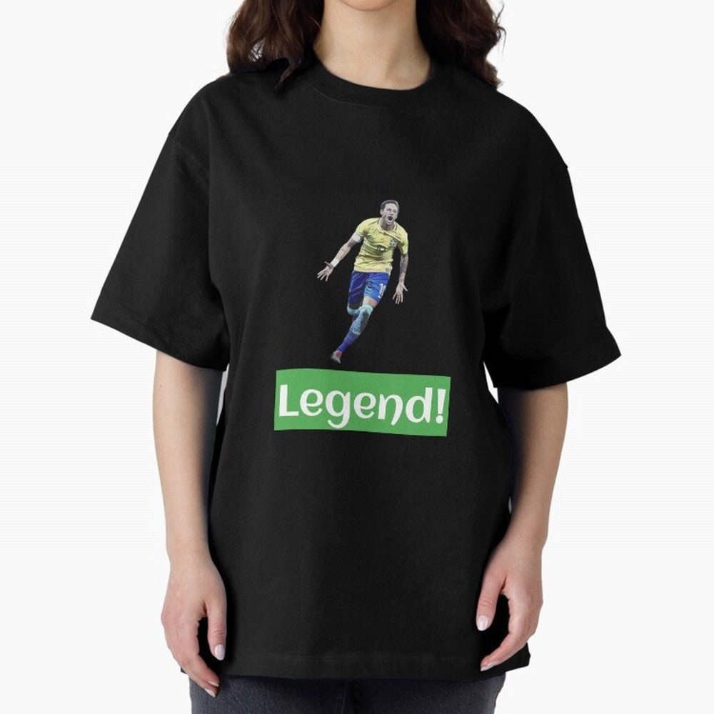 neymar art - neymar illustration T Shirt Oversized T-Shirt Experience the Global Stage of FIFA World Cup 2026 USA Canada Mexico Spirit, Built around Spain, Neymar, Haaland and Cristiano Ronaldo, Global Supporter Spirit, Legendary Goals, National