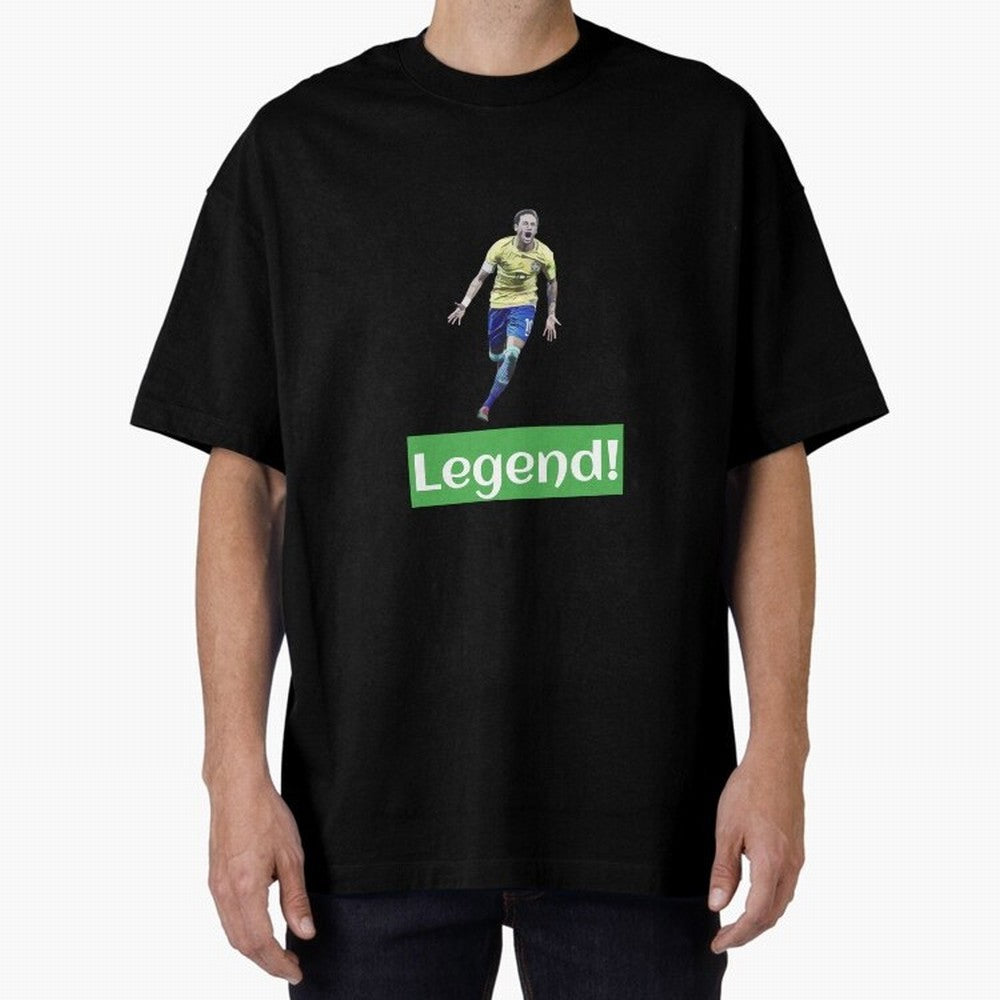neymar art - neymar illustration T Shirt Oversized T-Shirt Experience the Global Stage of FIFA World Cup 2026 USA Canada Mexico Spirit, Built around Spain, Neymar, Haaland and Cristiano Ronaldo, Global Supporter Spirit, Legendary Goals, National
