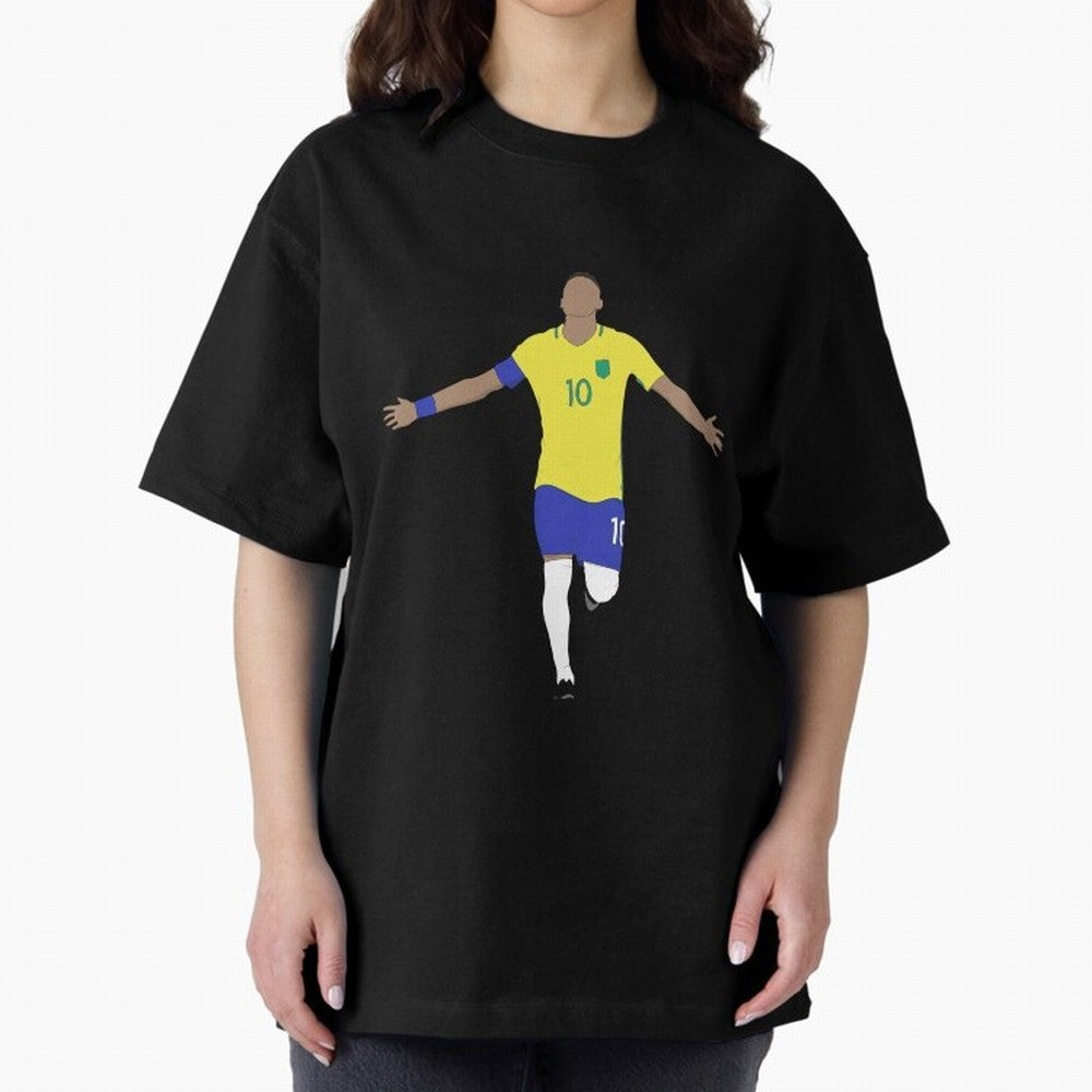 Neymar da Silva Santos Essential T-Shirt Cheer through Every Moment of Global Football Passion for FIFA World Cup 2026, Driven by Mbappe, Brazil, Portugal and Argentina, Goal Celebration Energy, Supporter Heritage, Football Icons and Worldwide