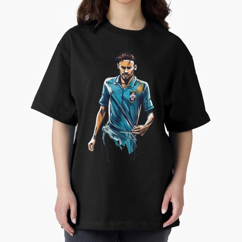 Neymar Jr watercolor drawing Classic T-Shirt Represent Fans Who Live for the FIFA World Cup 2026 Group Stage Journey through Messi and Cristiano Ronaldo Highlights, Germany Pride, Global Supporter Spirit, Legendary Goals, National Colors and