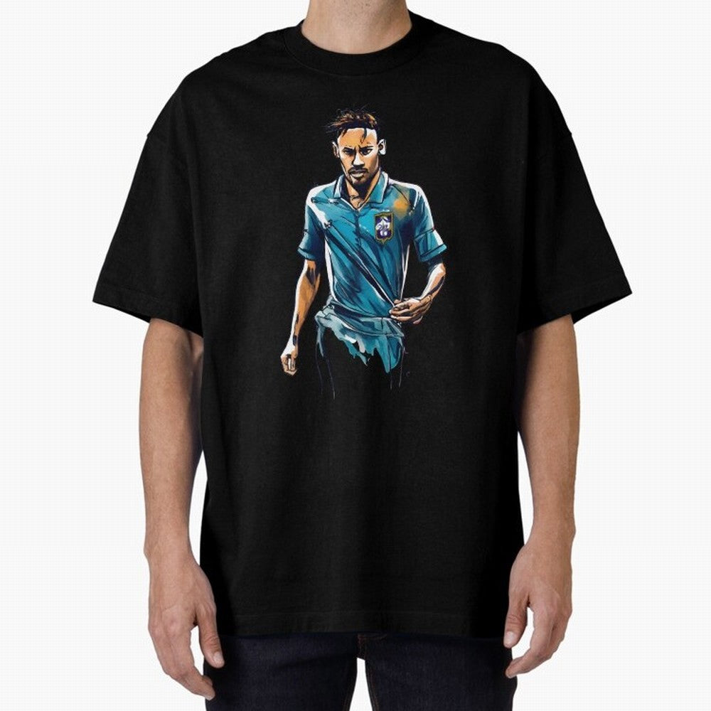 Neymar Jr watercolor drawing Classic T-Shirt Represent Fans Who Live for the FIFA World Cup 2026 Group Stage Journey through Messi and Cristiano Ronaldo Highlights, Germany Pride, Global Supporter Spirit, Legendary Goals, National Colors and
