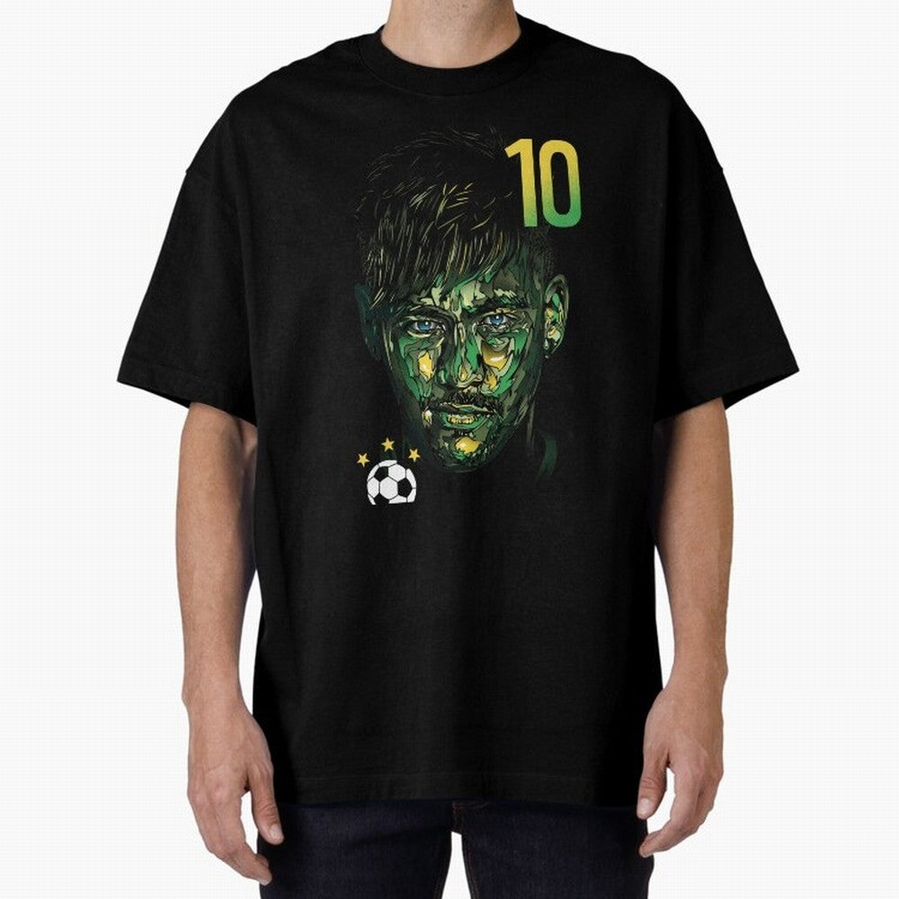 Neymar Jr. Oversized T-Shirt Feel the Heartbeat of FIFA World Cup 2026 Group Stage Spirit, with England, France and Netherlands, Messi, CR7 and Mbappe, Football History, Final Match Energy, Crowd Noise and Once in a Lifetime Moments; Great for