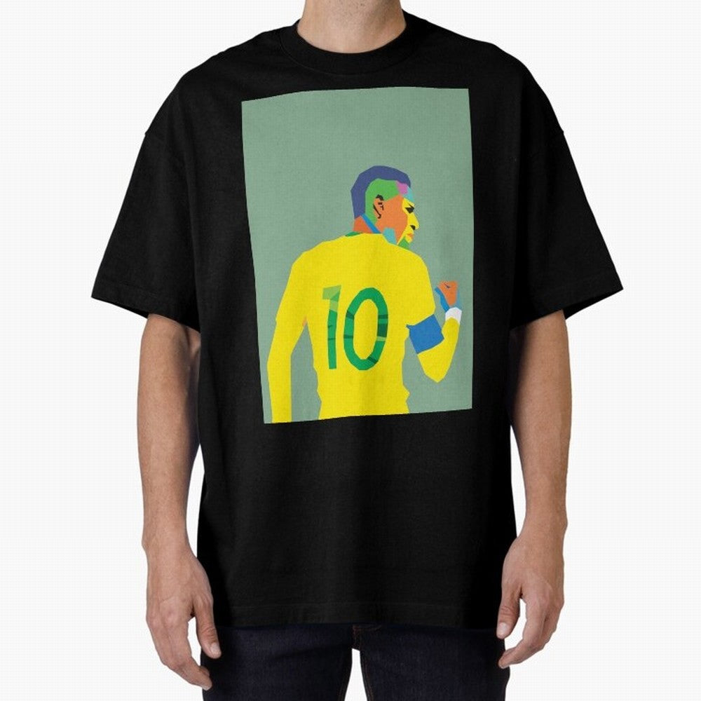 Neymar Jr Oversized T-Shirt Show Your Tournament Heart for Match Day Hype around FIFA World Cup 2026, Mbappe and Neymar, Portugal, Spain and Germany, Tournament Hype, Historic Matchups, Family Viewing Parties and Global Sports Pride; Ideal for