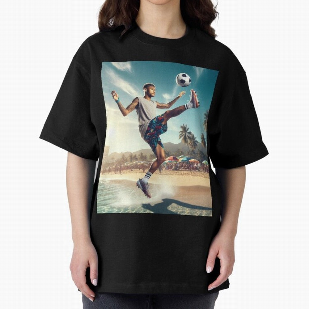 Neymar Junior Playing on Beach Classic T-Shirt Build FIFA World Cup 2026 Group Stage for Fans of Neymar and Argentina, Bringing Stadium Memories, Football Loyalty, International Chants and Championship Tradition; Made for Die Hard Supporters,