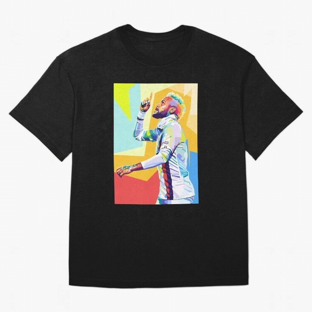 Neymar Jr Wpap pop art Oversized T-Shirt Upgrade the FIFA World Cup 2026 Group Stage Journey through Neymar Highlights, Spain Pride, Vintage Soccer Flavor, Modern Football Stars, National Flags and Final Night Emotion; Made for Collectors Who Enjoy