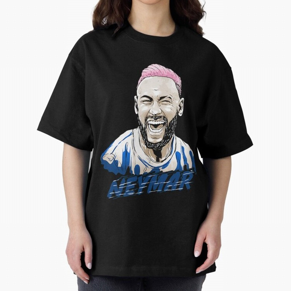 neymar superstar in paris Oversized T-Shirt Get Ready for Global Football Passion for FIFA World Cup 2026, Made for Neymar, Haaland and Cristiano Ronaldo, France, Sports Nostalgia, International Competition, Famous Players and Unforgettable