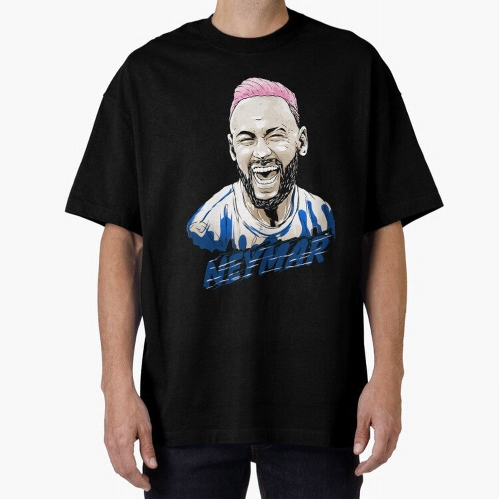 neymar superstar in paris Oversized T-Shirt Get Ready for Global Football Passion for FIFA World Cup 2026, Made for Neymar, Haaland and Cristiano Ronaldo, France, Sports Nostalgia, International Competition, Famous Players and Unforgettable