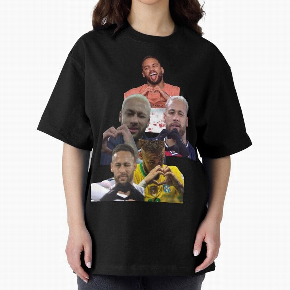 Neymar Junior Classic T-Shirt Show Your Tournament Heart for FIFA World Cup 2026 Group Stage for Fans of Mbappe and Neymar and Argentina, Bringing Fan Favorite Moments, National Team Passion, Big Match Drama and Soccer History; Made for Collectors