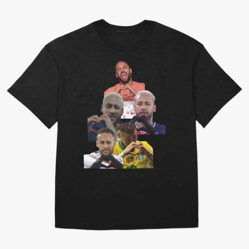 Neymar Junior Classic T-Shirt Show Your Tournament Heart for FIFA World Cup 2026 Group Stage for Fans of Mbappe and Neymar and Argentina, Bringing Fan Favorite Moments, National Team Passion, Big Match Drama and Soccer History; Made for Collectors