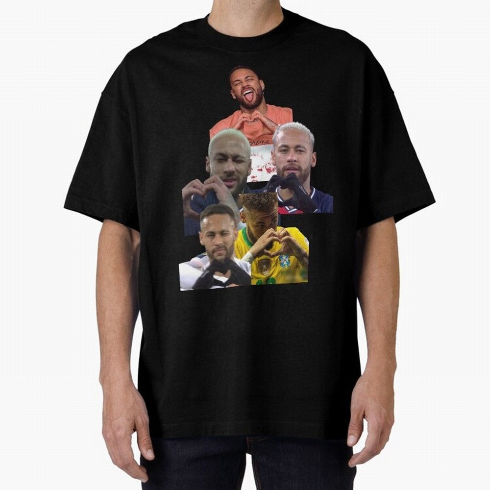 Neymar Junior Classic T-Shirt Show Your Tournament Heart for FIFA World Cup 2026 Group Stage for Fans of Mbappe and Neymar and Argentina, Bringing Fan Favorite Moments, National Team Passion, Big Match Drama and Soccer History; Made for Collectors