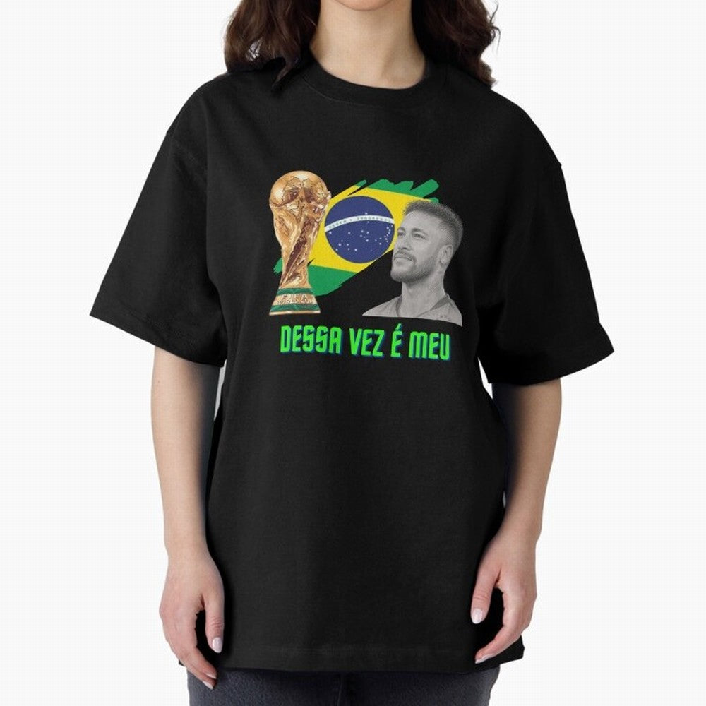 Neymar World Cup Classic T-Shirt Share the Excitement of the FIFA World Cup 2026 Journey through CR7 and Messi Highlights, Germany Pride, Vintage Soccer Flavor, Modern Football Stars, National Flags and Final Night Emotion; Ideal for Football Dads,