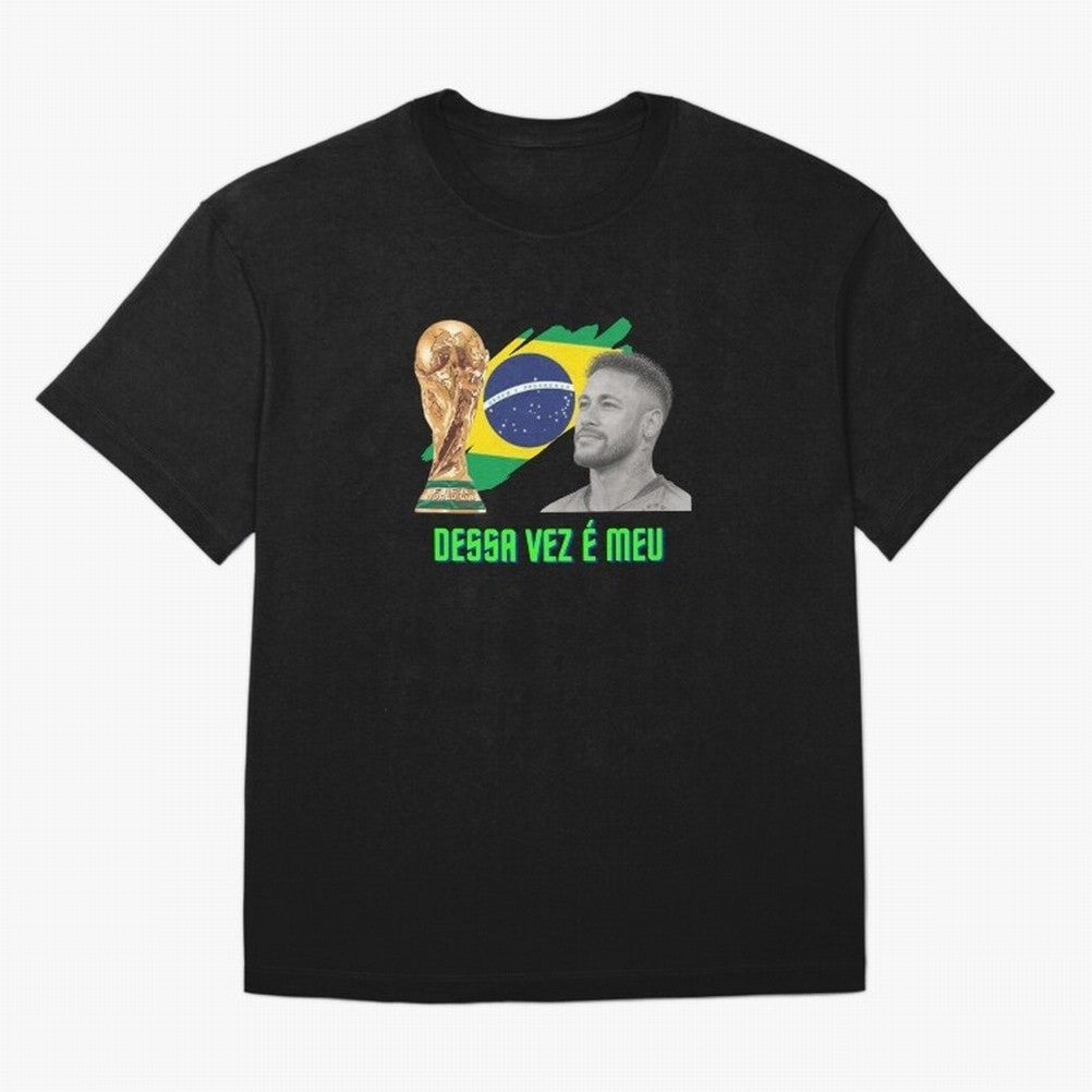 Neymar World Cup Classic T-Shirt Share the Excitement of the FIFA World Cup 2026 Journey through CR7 and Messi Highlights, Germany Pride, Vintage Soccer Flavor, Modern Football Stars, National Flags and Final Night Emotion; Ideal for Football Dads,
