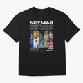 Neymar Jr. Collage Classic T-Shirt Show Championship Spirit for Global Football Passion for FIFA World Cup 2026 Group Stage, Made for CR7 and Messi, England, France and Netherlands, Global Supporter Spirit, Legendary Goals, National Colors and