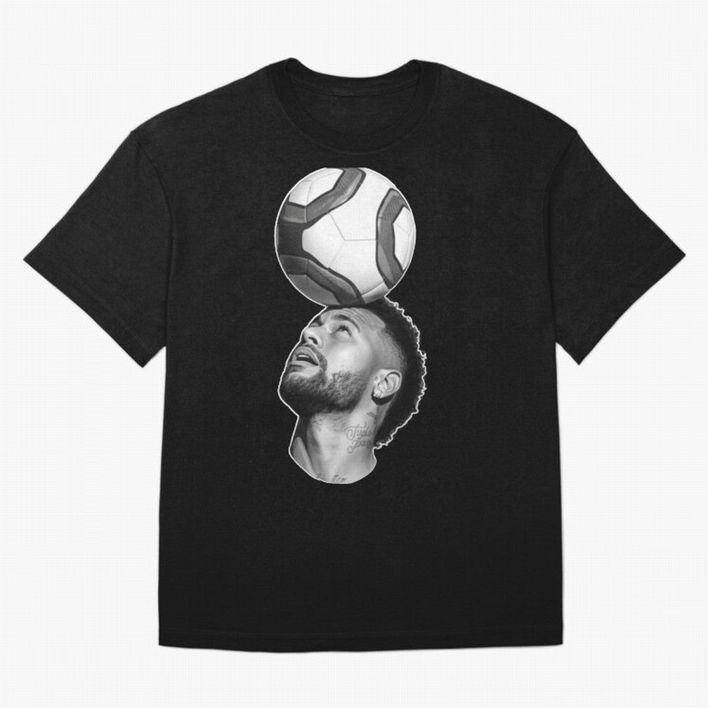 Neymar Jr. ¨C The Art of Balance Oversized T-Shirt Support Match Day Hype around FIFA World Cup 2026 USA Canada Mexico, Messi, France and Portugal, Champion Mindset, Group Stage Buzz, Knockout Tension and Passionate Fan Culture; Ideal for Football