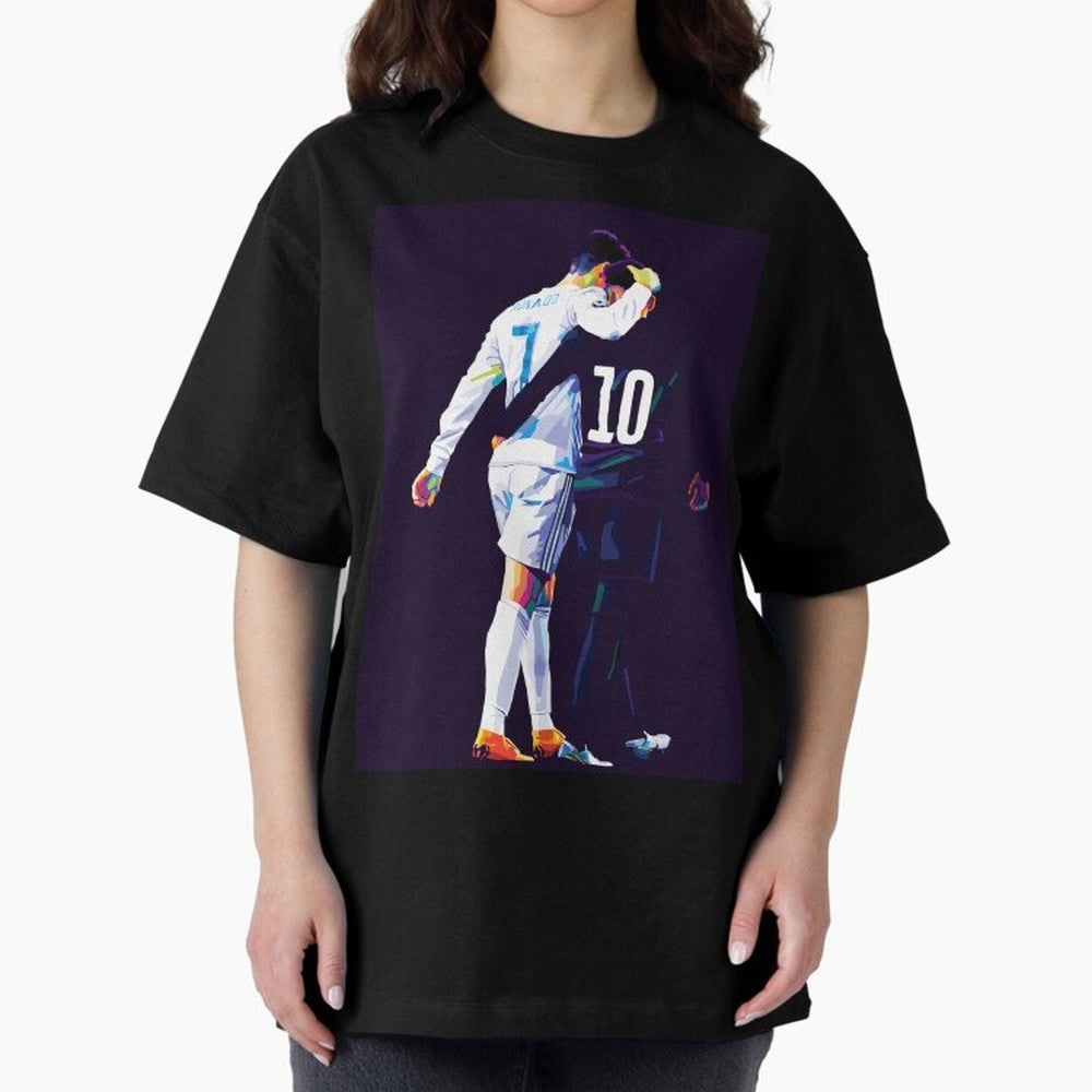 Neymar x Ronaldo Wpap Pop Art Classic T-Shirt Celebrate the Road through the FIFA World Cup 2026 Group Stage Journey through Haaland Highlights, Spain and Netherlands Pride, Sports Nostalgia, International Competition, Famous Players and