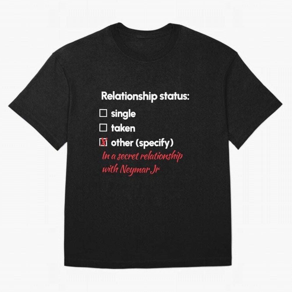 Neymar Jr - Relationship 2 Oversized T-Shirt Celebrate the Next Chapter of Global Football Passion for FIFA World Cup 2026 USA Canada Mexico, Built around Messi and Cristiano Ronaldo, Portugal, Spain and Germany, Tournament Hype, Historic Matchups,