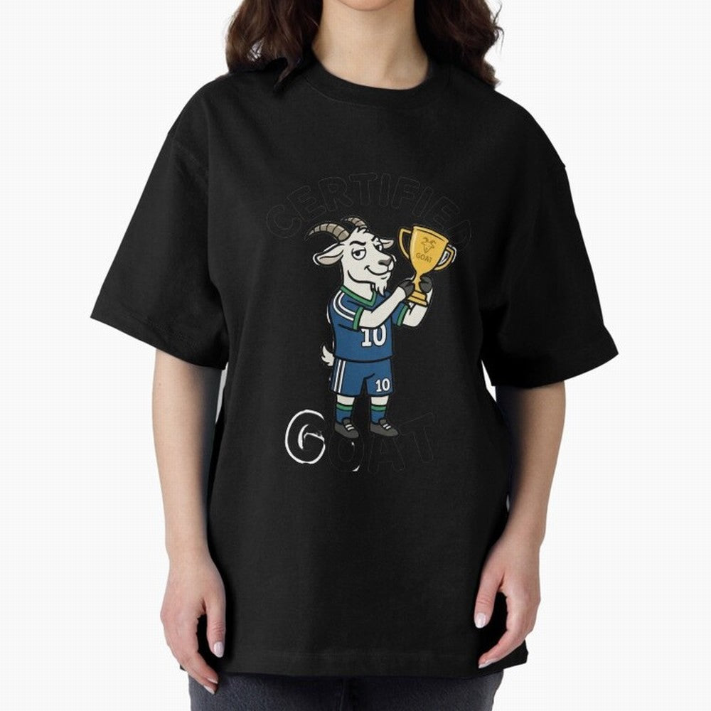 Certified G.O.A.T Classic T-Shirt Join Supporters Worldwide for Match Day Hype around FIFA World Cup 2026 USA Canada Mexico, Mbappe and Neymar, Argentina and Brazil, Vintage Soccer Flavor, Modern Football Stars, National Flags and Final Night