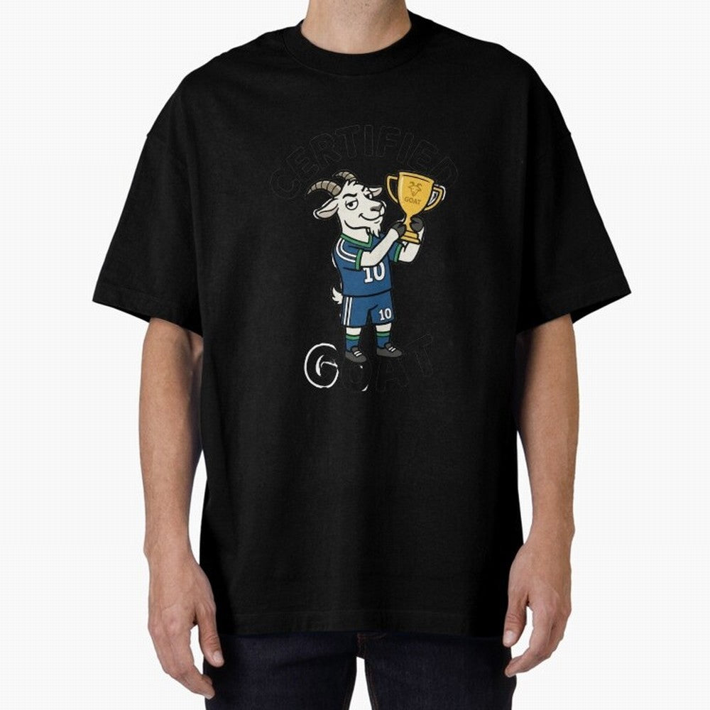 Certified G.O.A.T Classic T-Shirt Join Supporters Worldwide for Match Day Hype around FIFA World Cup 2026 USA Canada Mexico, Mbappe and Neymar, Argentina and Brazil, Vintage Soccer Flavor, Modern Football Stars, National Flags and Final Night