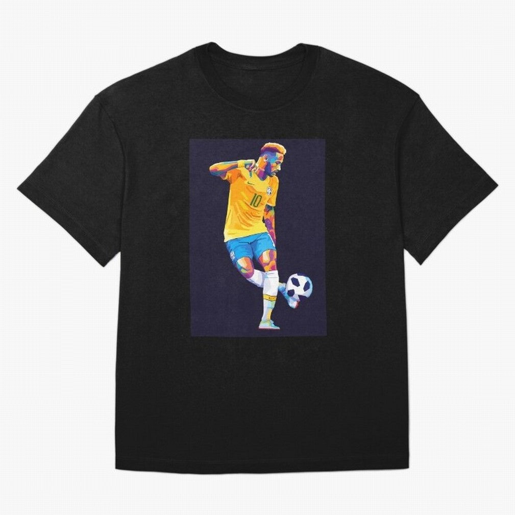 Neymar Jr Wpap pop art Oversized T-Shirt Celebrate Football Dreams Across FIFA World Cup 2026 USA Canada Mexico Spirit, Inspired by Spain, Neymar, Sports Nostalgia, International Competition, Famous Players and Unforgettable Victories; Perfect for