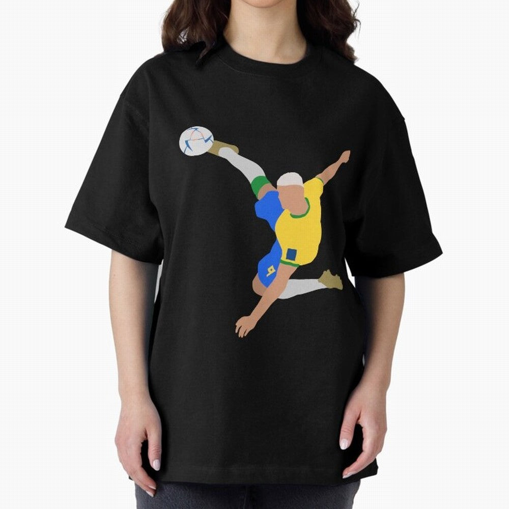 Richarlison Brazil Bicycle Kick Football Goal Classic T-Shirt Celebrate FIFA World Cup 2026 Group Stage Spirit, Centered on Netherlands, Messi and Cristiano Ronaldo, Classic Soccer Heritage, Championship Pressure, Fan Loyalty and International