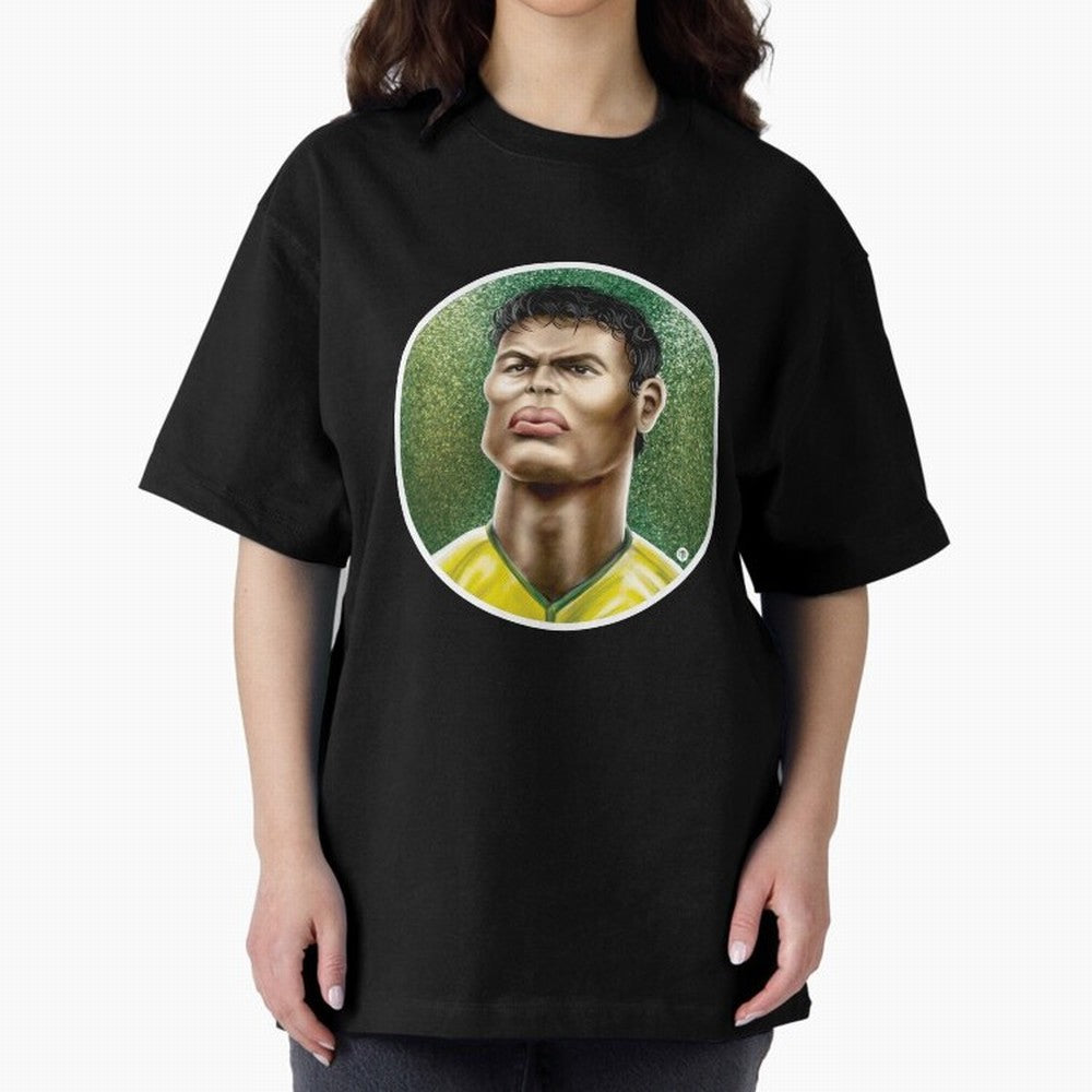 Footballicature : Thiago Silva Classic T-Shirt Bring Supporter Culture to FIFA World Cup 2026 Group Stage for Fans of Haaland and Mbappe and England, Bringing Fan Favorite Moments, National Team Passion, Big Match Drama and Soccer History; Made for