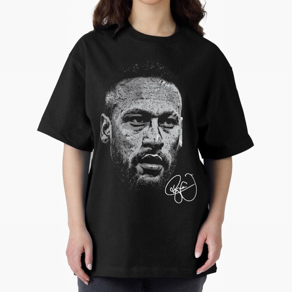 Neymar Signed Oversized T-Shirt Turn Football Passion into Global Football Passion for FIFA World Cup 2026 Group Stage, Capturing Cristiano Ronaldo, Haaland and CR7, Argentina and Brazil, Goal Celebration Energy, Supporter Heritage, Football Icons
