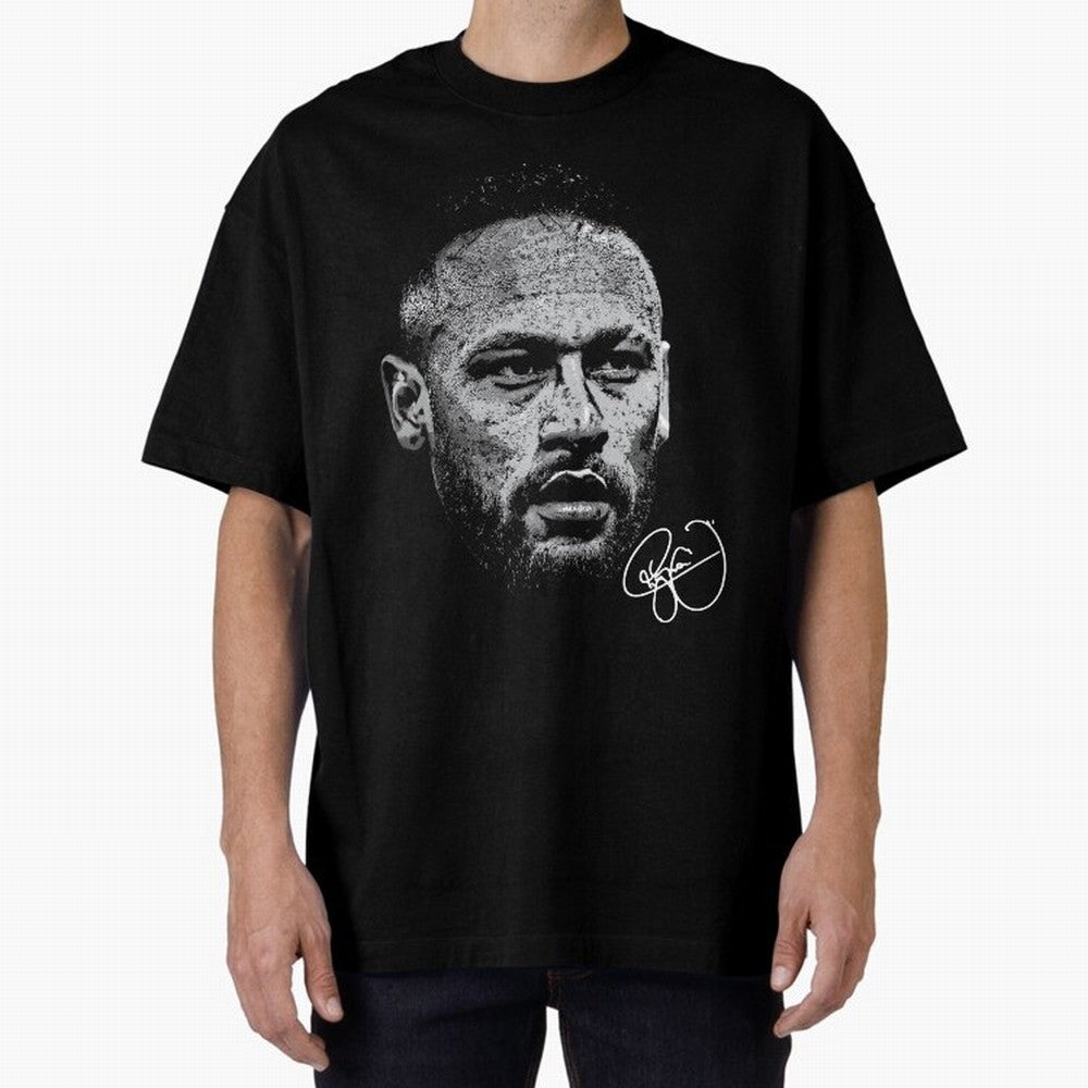 Neymar Signed Oversized T-Shirt Turn Football Passion into Global Football Passion for FIFA World Cup 2026 Group Stage, Capturing Cristiano Ronaldo, Haaland and CR7, Argentina and Brazil, Goal Celebration Energy, Supporter Heritage, Football Icons